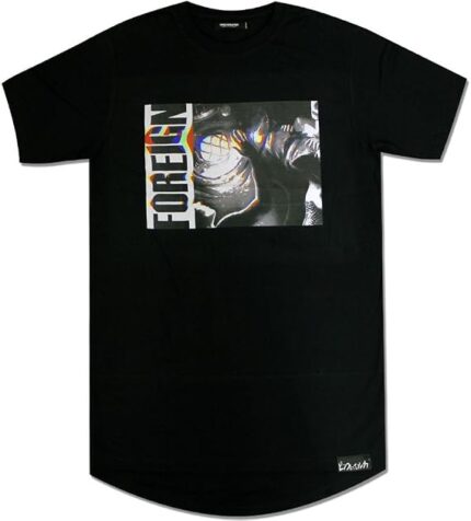 Pink Dolphin Foreign Crop T-Shirt Black