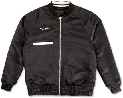 Souvenir Reversible Bomber Jacket Black