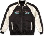 Souvenir Reversible Bomber Jacket Black
