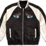 Souvenir Reversible Bomber Jacket Black