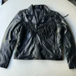 NWT PINK DOLPHIN BLACK LEATHER JACKET SZ SMALL S
