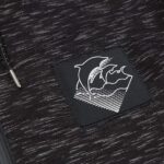 Pink Dolphin Oversized Tech Hoodie Black