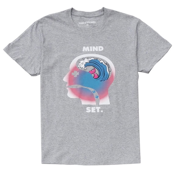 Pink-Dolphin-Men-s-Mind-Set-Tee-T-Shirt-Heather-Grey-Small_26b31a68-955e-4ddb-a068-bd2f86b0bb58.2737f0409170f26ddf2ff50fbfa5044b Pink Dolphin Men's Mind Set Tee T-Shirt - Heather Grey