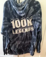 Pink Dolphin 100K Legends Zumiez Tie dye Black XL