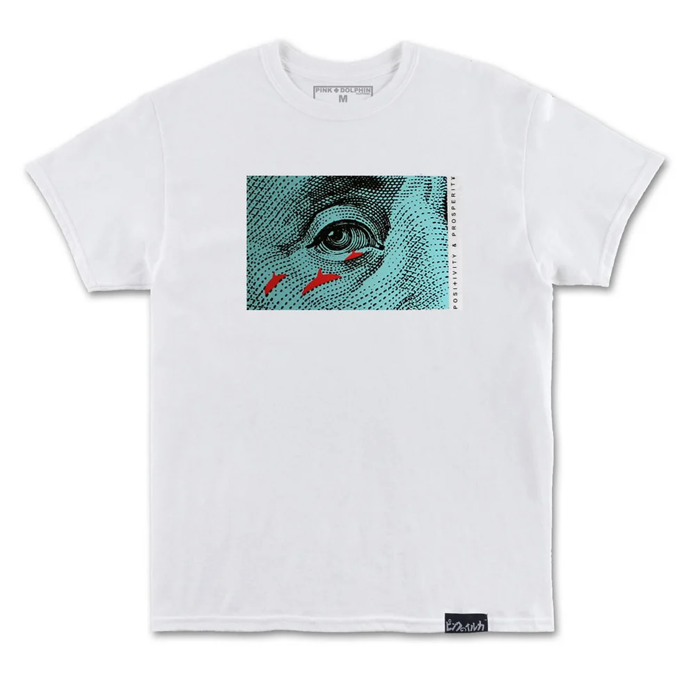 franklinwht-01 Pink Dolphin Franklin T-Shirt White