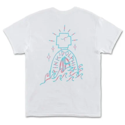 Pink Dolphin Tombstone T-Shirt White